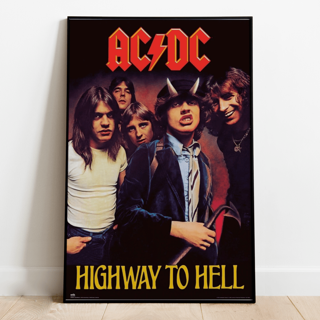 AC/DC Plakat Highway to Hell - Supernerds