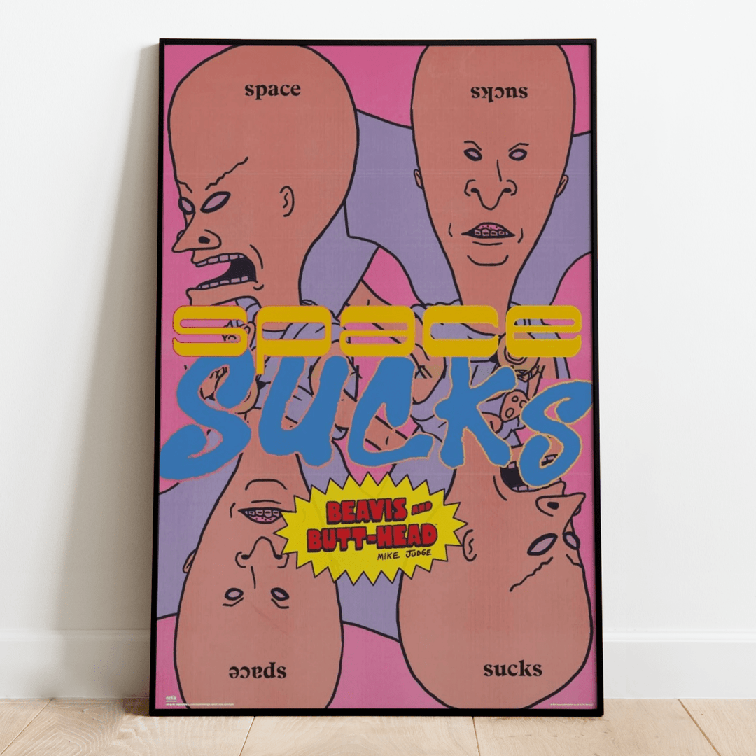 Beavis and Butthead Plakat Space Sucks - Supernerds
