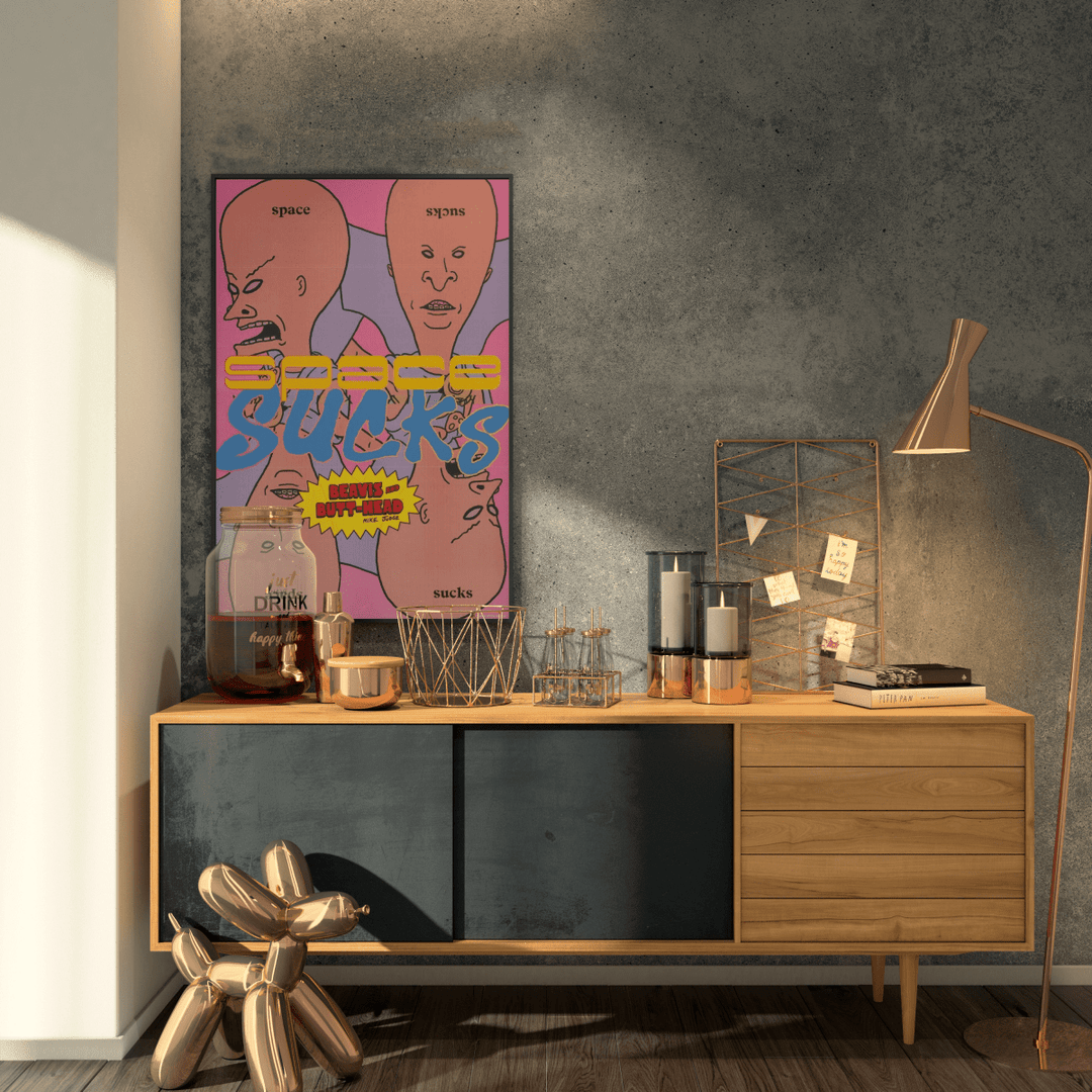 Beavis and Butthead Plakat Space Sucks - Supernerds