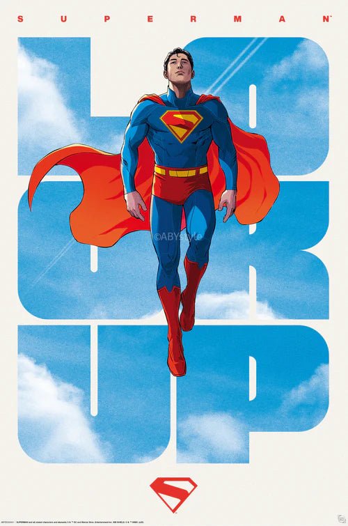 DC Comic's Superman Plakat Look Up - Supernerds