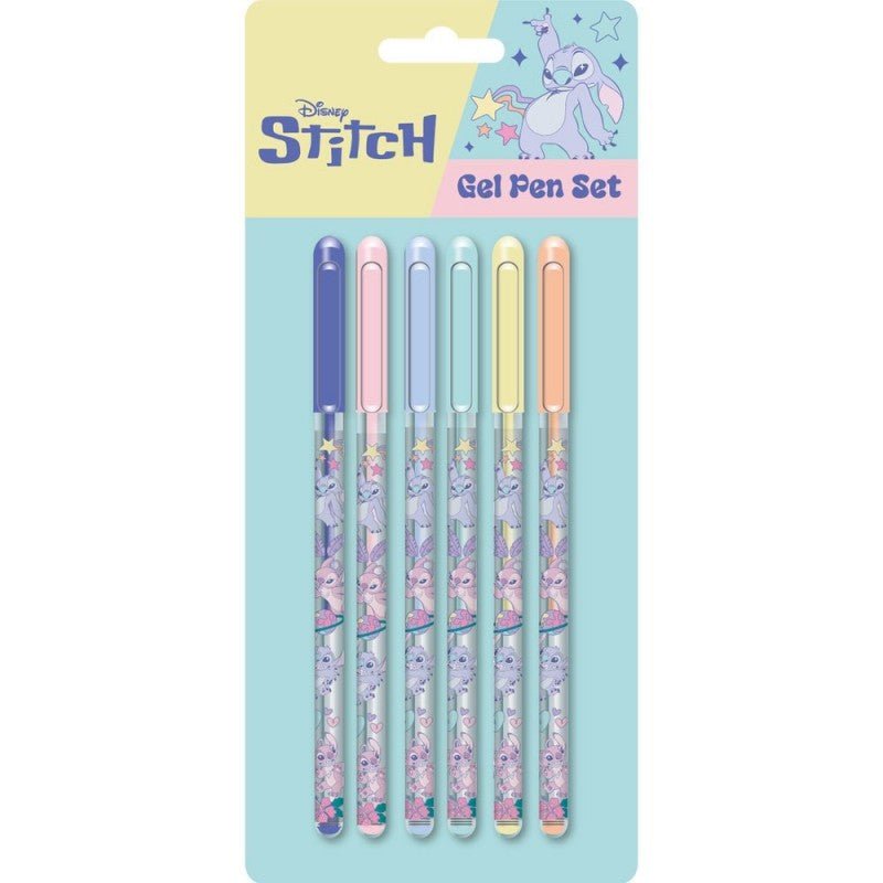 Disney's Lilo and Stitch Gel Penn 6 - pk - Supernerds