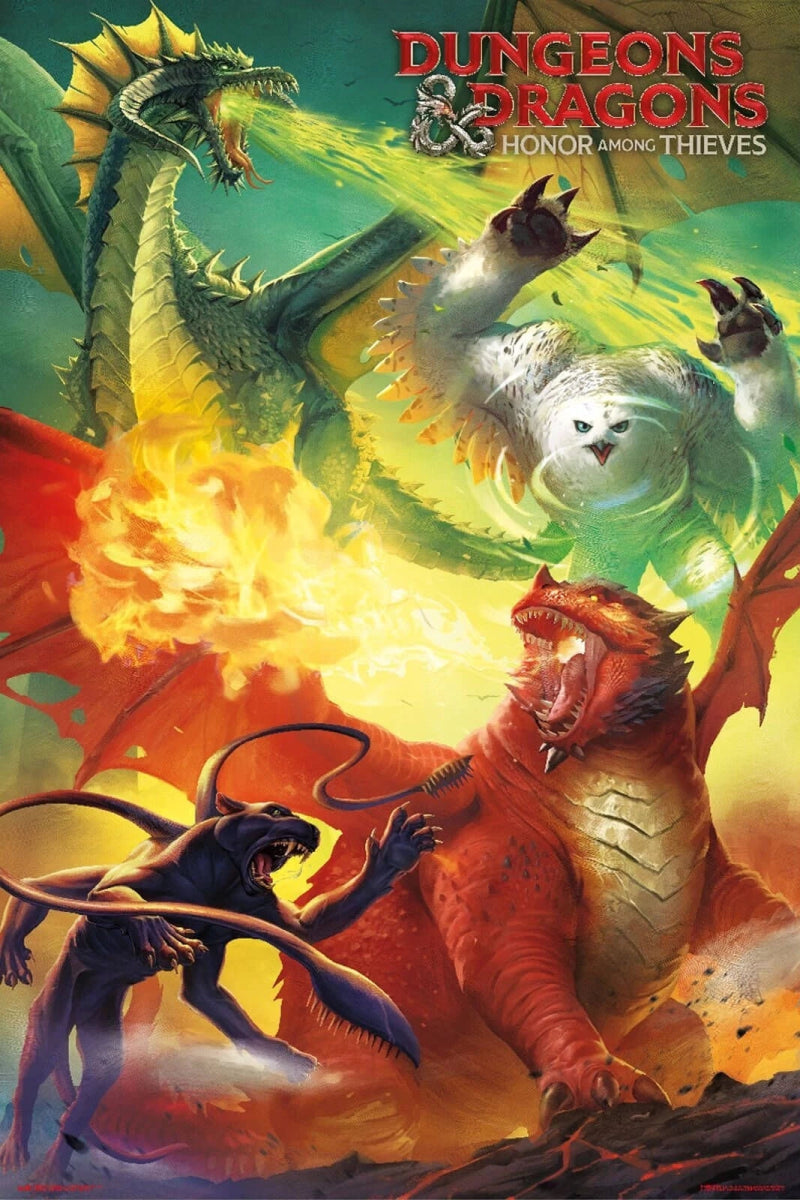 Dungeons and Dragons Plakat Honor Among Thieves - Supernerds