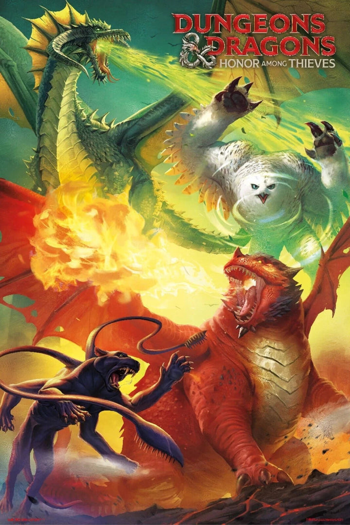Dungeons and Dragons Plakat Honor Among Thieves - Supernerds