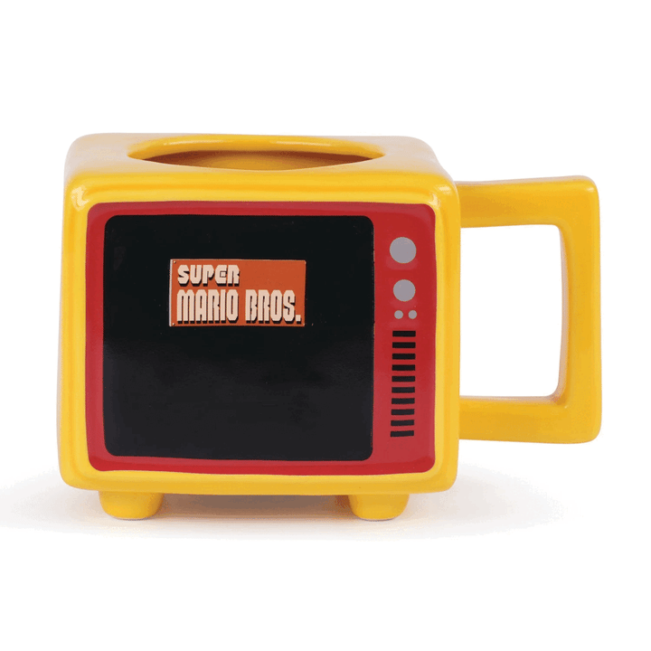 Super Mario Värmeväxlande Mugg Retro TV