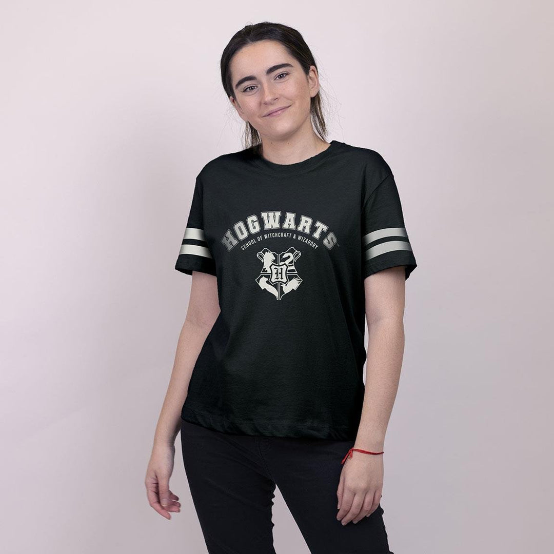 Harry Potter T-skjorte Hogwarts Logo - Supernerds