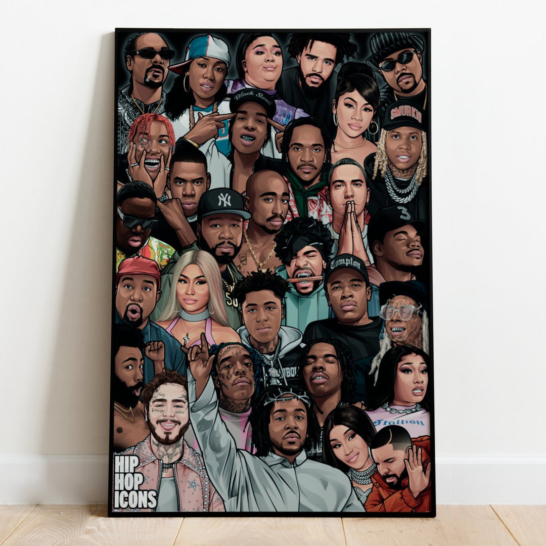 Hip Hop Icons Plakat - Supernerds