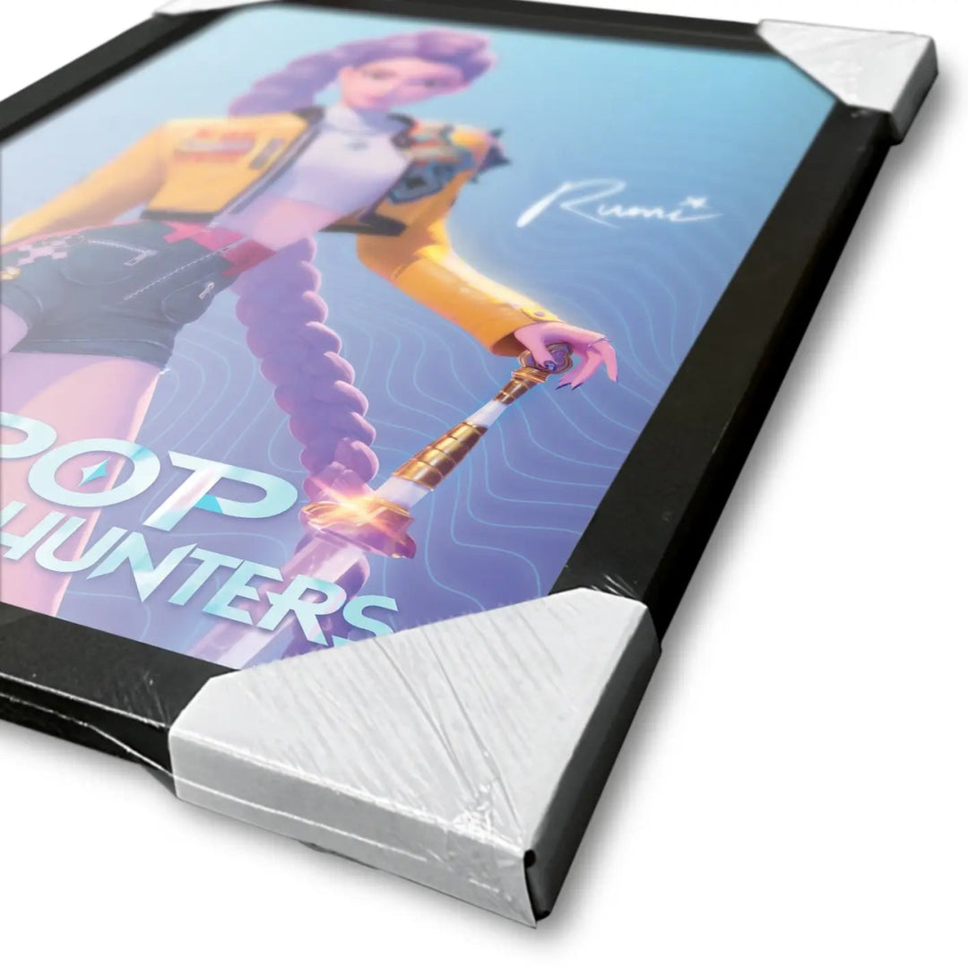 K - POP Demon Hunters Innrammet Bilde 30 x 40 cm Rumi - Supernerds