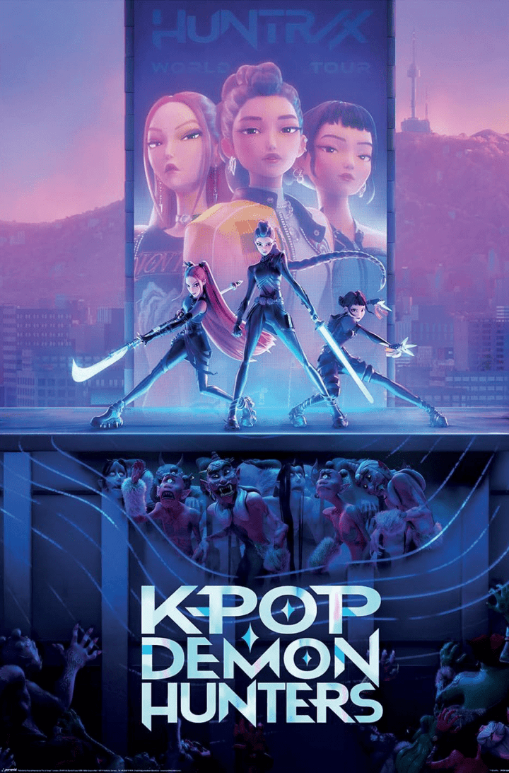 K - POP Demon Hunters Plakat Neon - Supernerds
