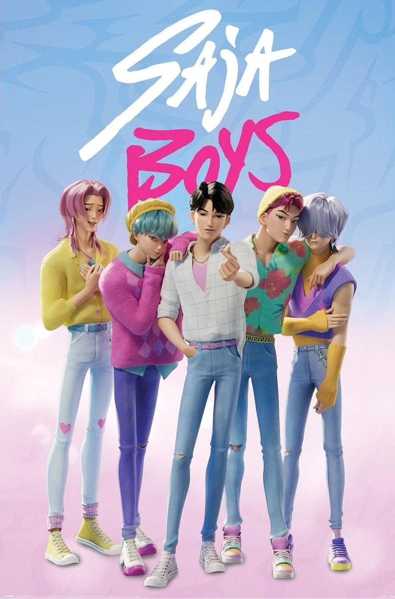 K - POP Demon Hunters Plakat Saja Boys - Supernerds