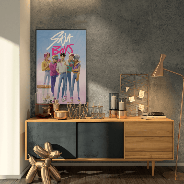 K - POP Demon Hunters Plakat Saja Boys - Supernerds