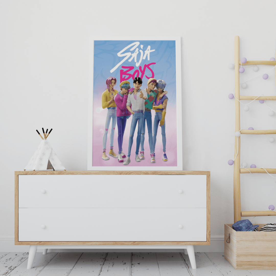 K - POP Demon Hunters Plakat Saja Boys - Supernerds