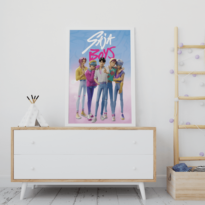 K - POP Demon Hunters Plakat Saja Boys - Supernerds