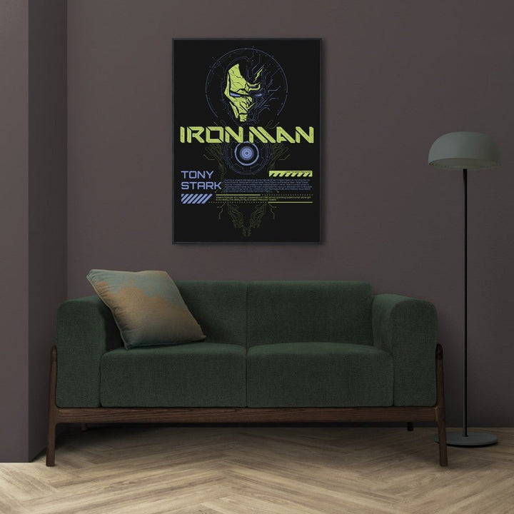 Marvel's Iron Man Selvlysende plakat - Supernerds