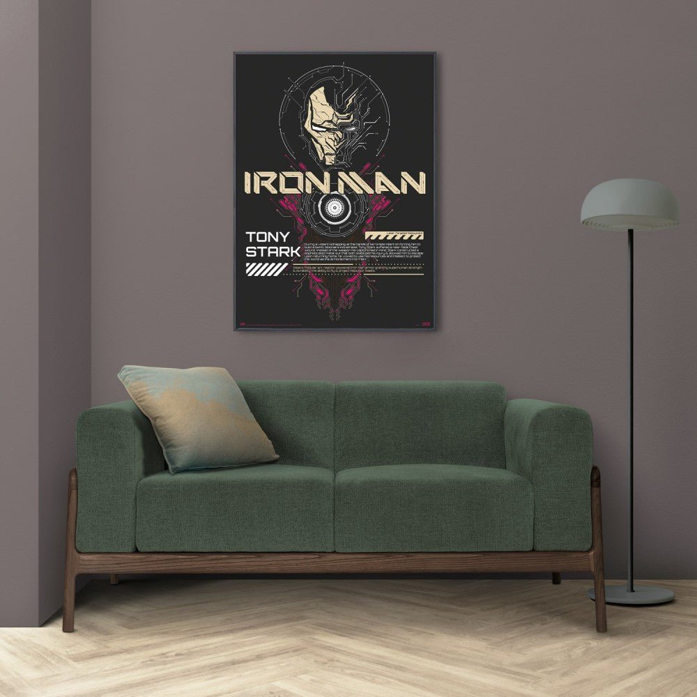 Marvel's Iron Man Selvlysende plakat - Supernerds