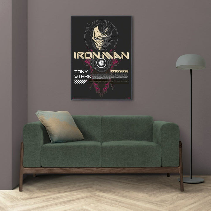 Marvel's Iron Man Selvlysende plakat - Supernerds