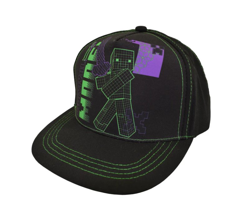 Minecraft Caps Neon Steve - Supernerds