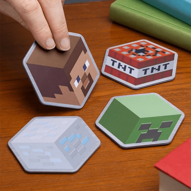 Minecraft Glassbrikker i Metall - Supernerds