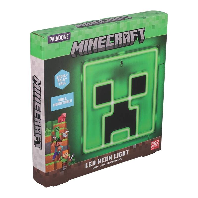 Minecraft Lampe Led Neon Creeper - Supernerds