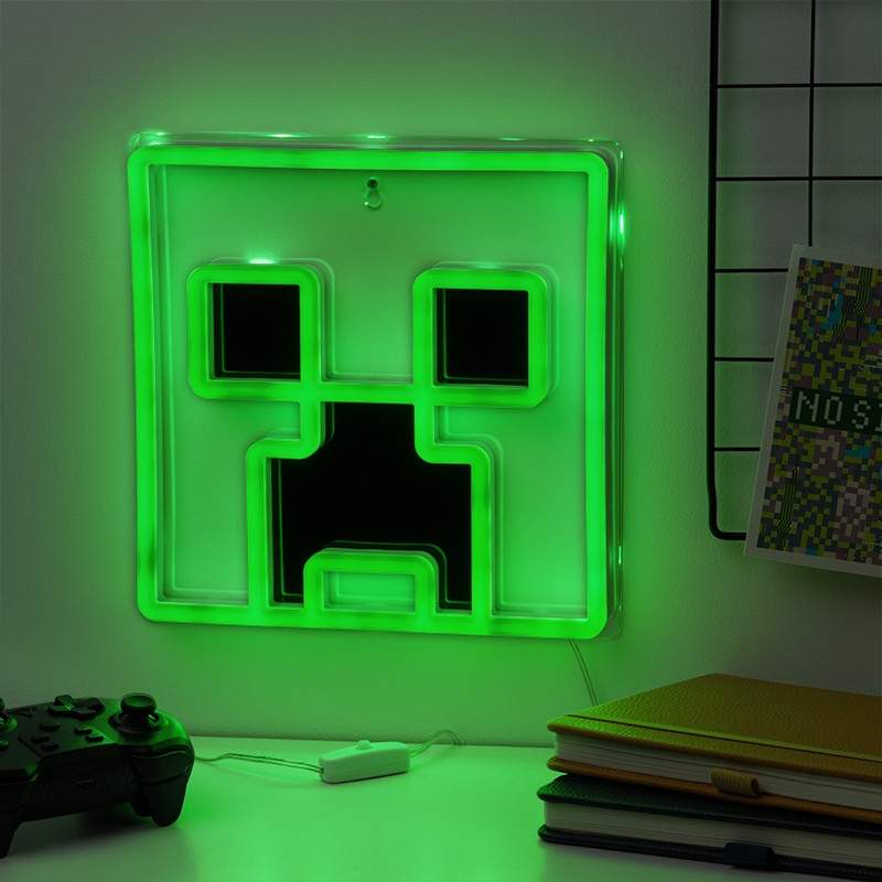 Minecraft Lampe Led Neon Creeper - Supernerds