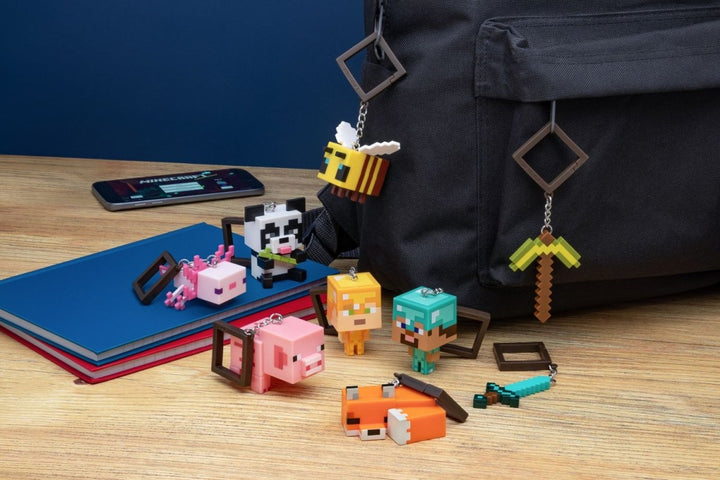 Minecraft Mysterpack Ryggsekk Buddy Nøkkelring - Supernerds