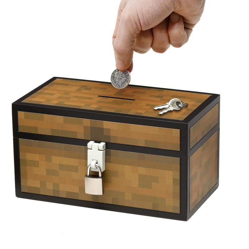 Minecraft Sparebøsse Chest Money Box - Supernerds