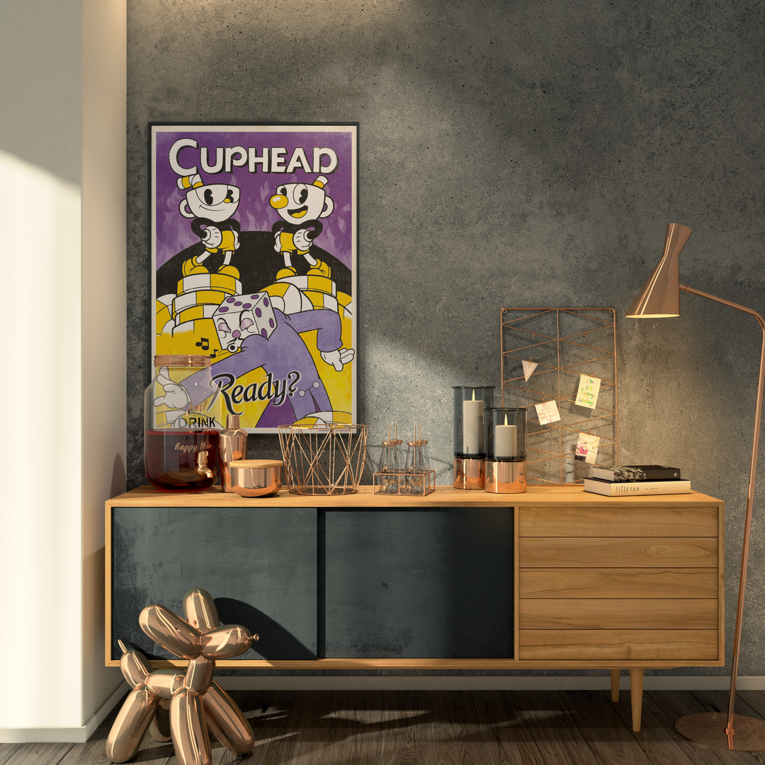 Cuphead Plakat Ready? - Supernerds