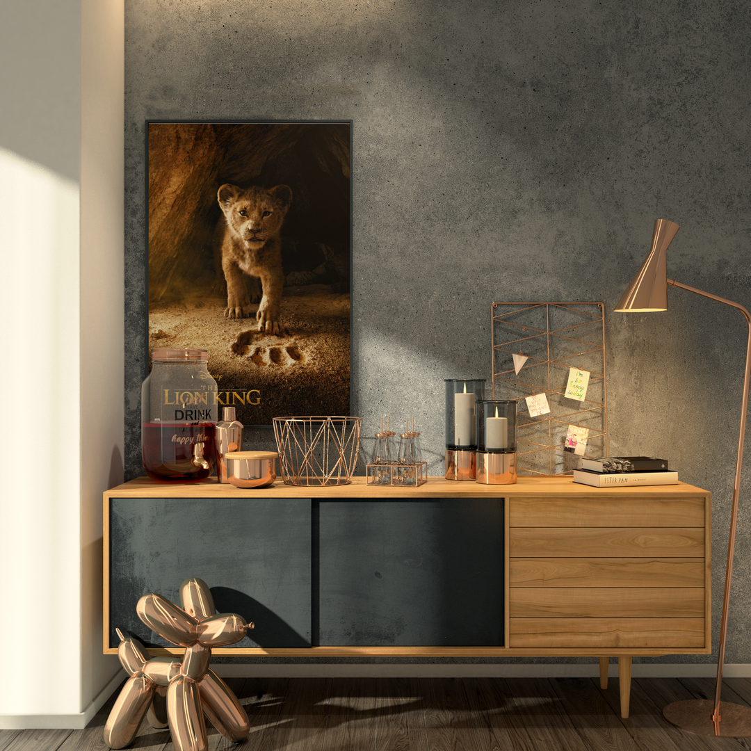 Disney's Løvenes Konge Plakat Simba - Supernerds