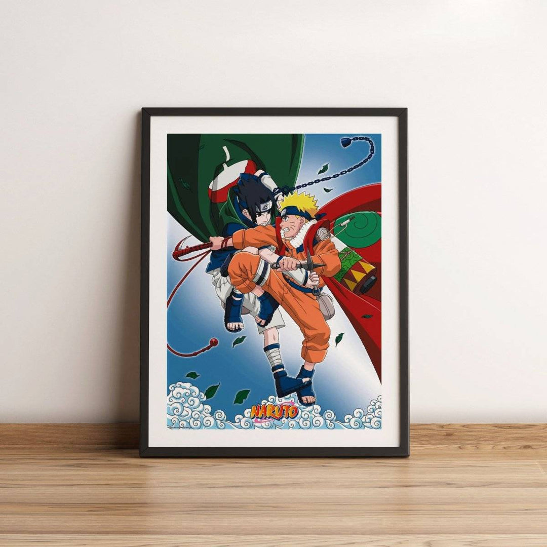 Naruto Plakat 52 x 38 cm Naruto vs Sasuke - Supernerds