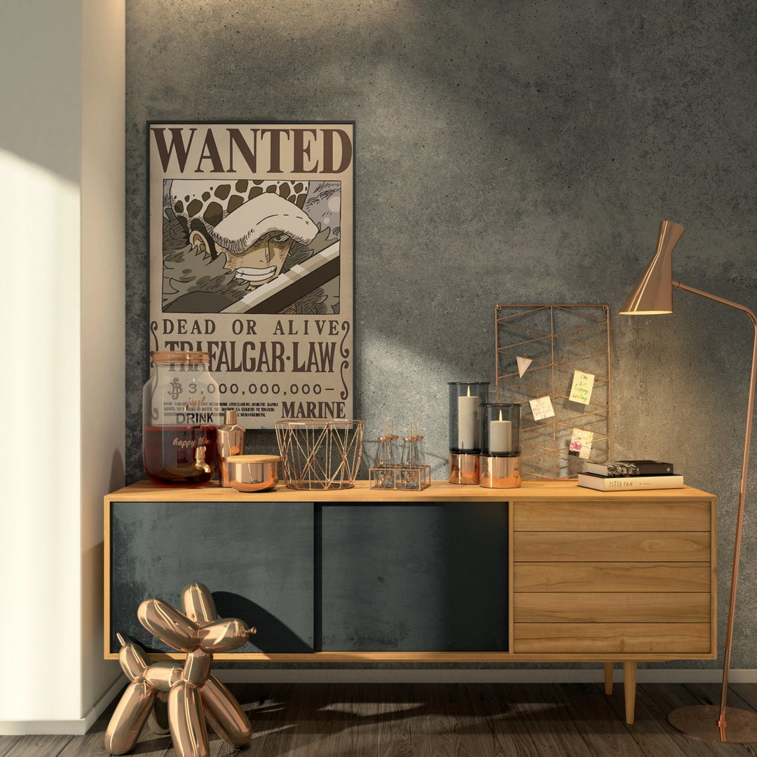 One Piece Plakat Wanted Law Wano - Supernerds