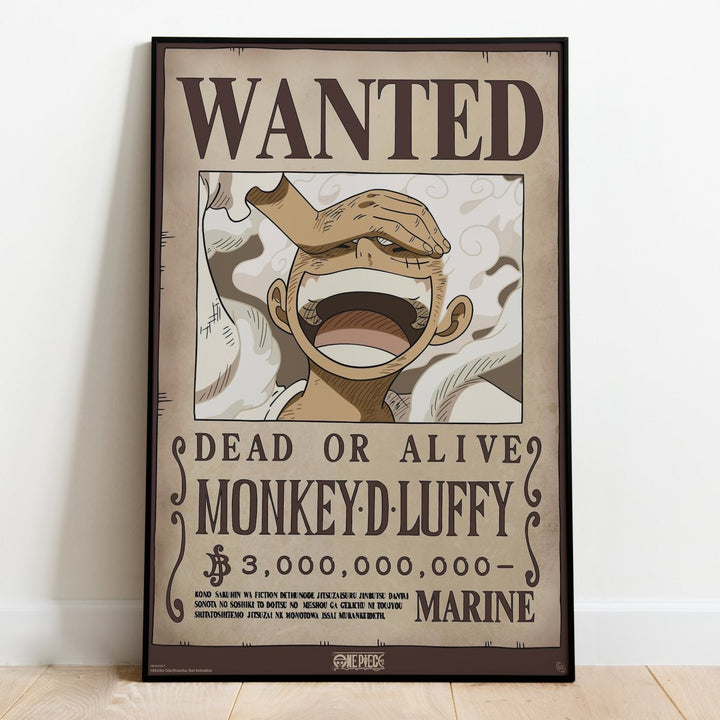 One Piece Plakat Wanted Luffy Wano - Supernerds