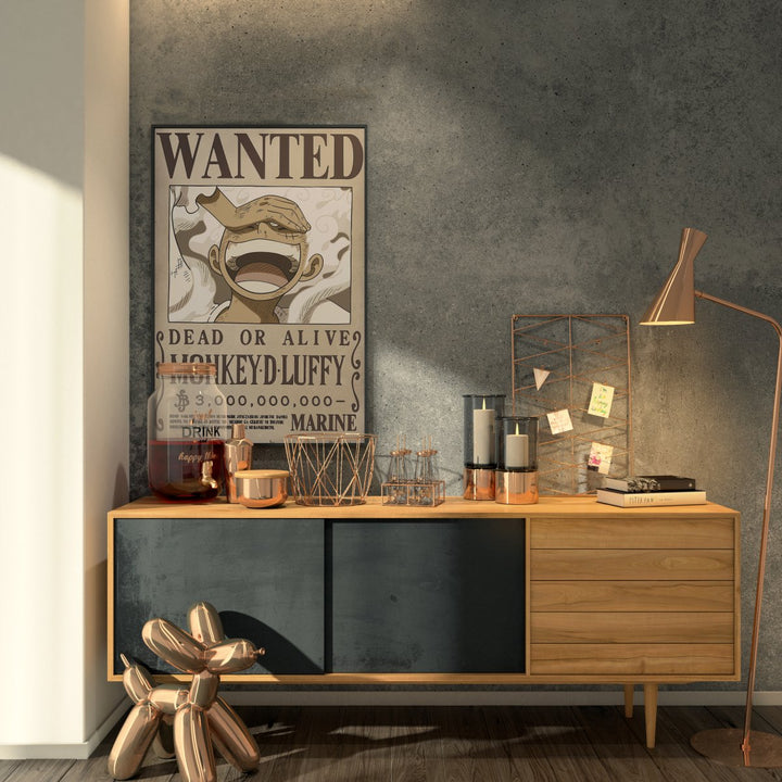 One Piece Plakat Wanted Luffy Wano - Supernerds
