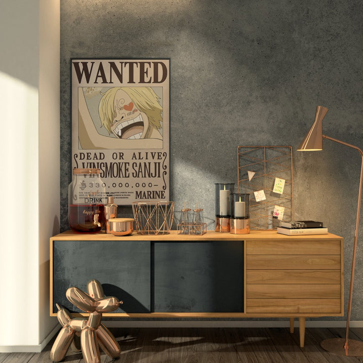 One Piece Plakat Wanted Sanji - Supernerds