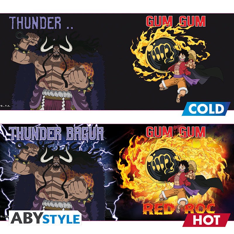 One Piece Varmeskiftende Kopp Luffy vs Kaido - Supernerds