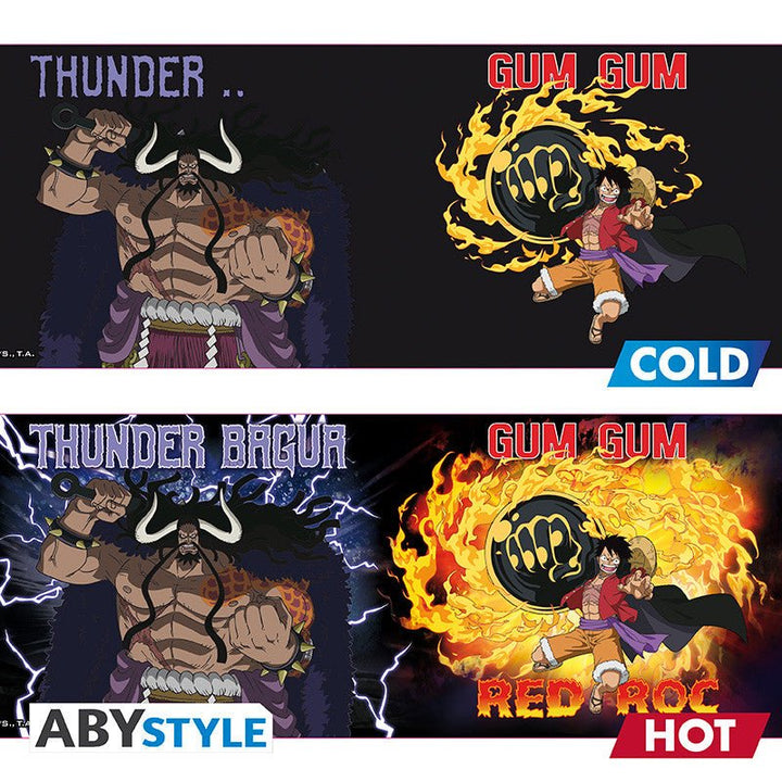 One Piece Varmeskiftende Kopp Luffy vs Kaido - Supernerds