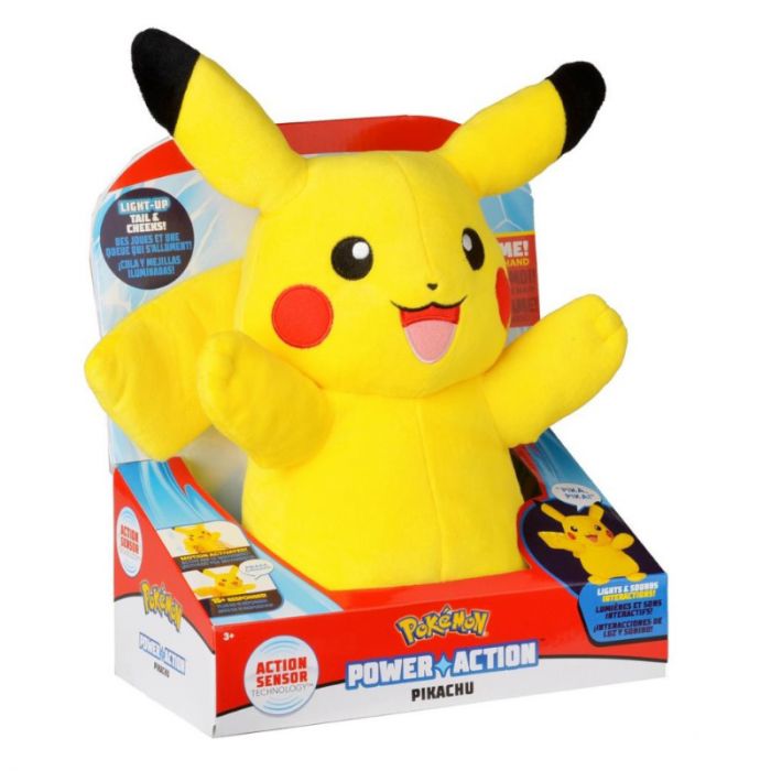 Pokemon Bamse Power Action Pikachu 30 cm - Supernerds