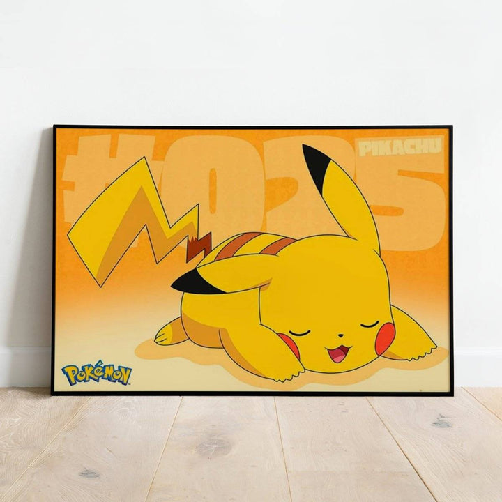 Pokemon Plakat Pikachu Asleep - Supernerds