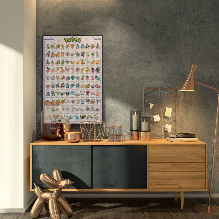 Pokemon Plakat Sinnoh - Supernerds