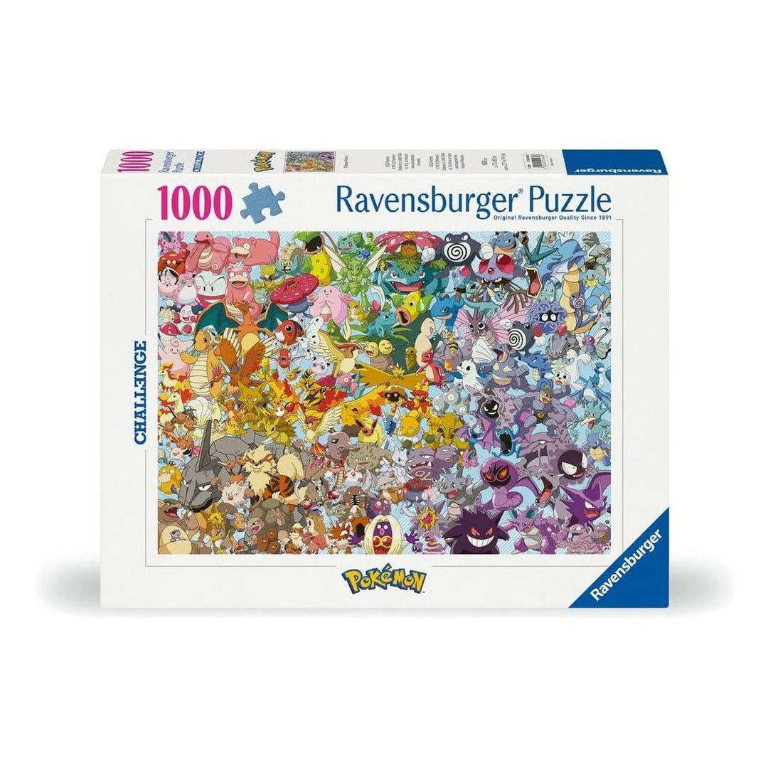 Pokemon Utfordring Puslespill 1000 brikker - Supernerds