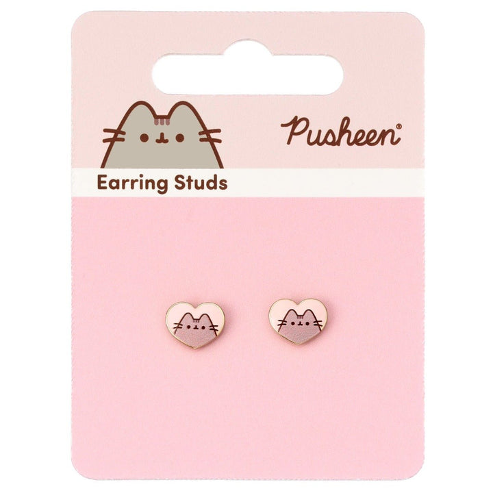 Pusheen Øredobber Hjerte - Supernerds