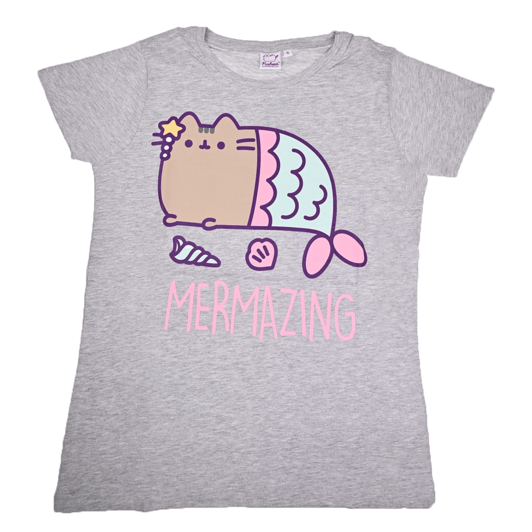 Pusheen T - skjorte Mermazing Dame - Supernerds
