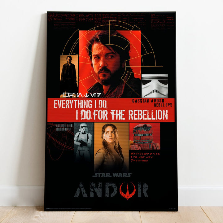Star Wars Plakat Andor Rebellion - Supernerds