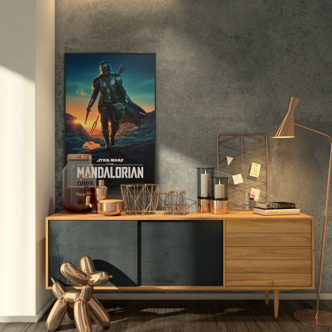 Star Wars Plakat Mandalorian Nightfall - Supernerds