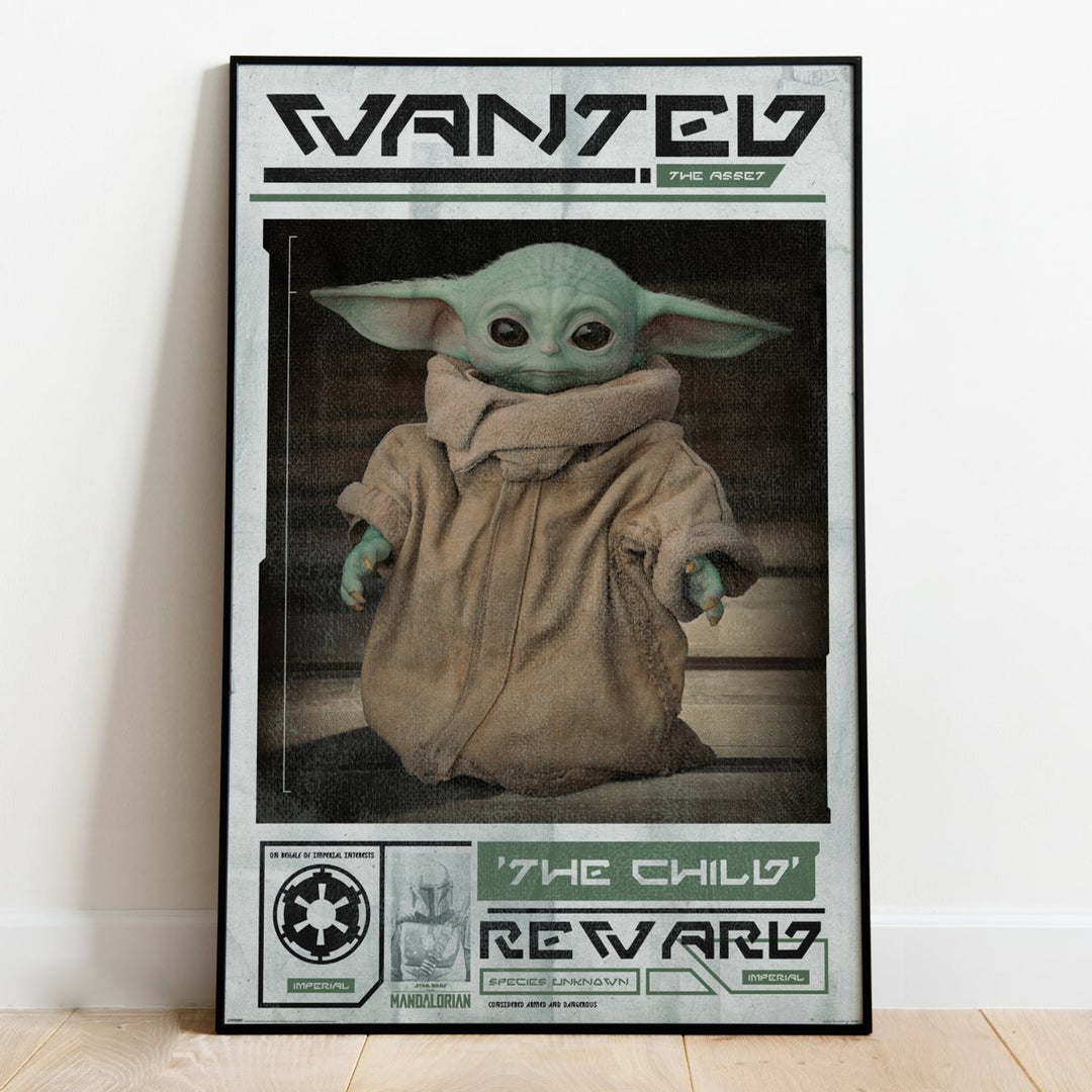 Star Wars Plakat The Child WANTED - Supernerds
