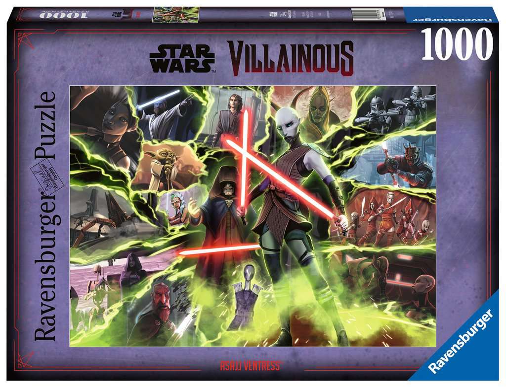 Star Wars Villainous Asajj Ventress Puslespill 1000 brikker - Supernerds