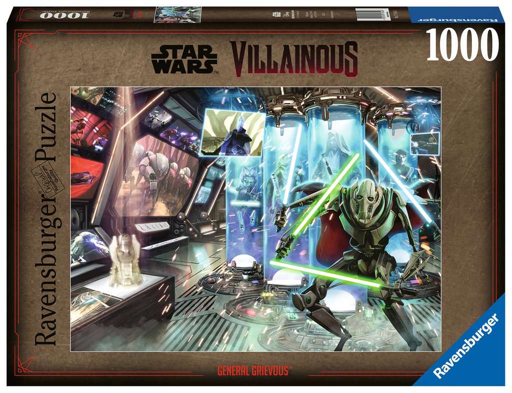 Star Wars Villainous General Grievous Puslespill 1000 brikker - Supernerds