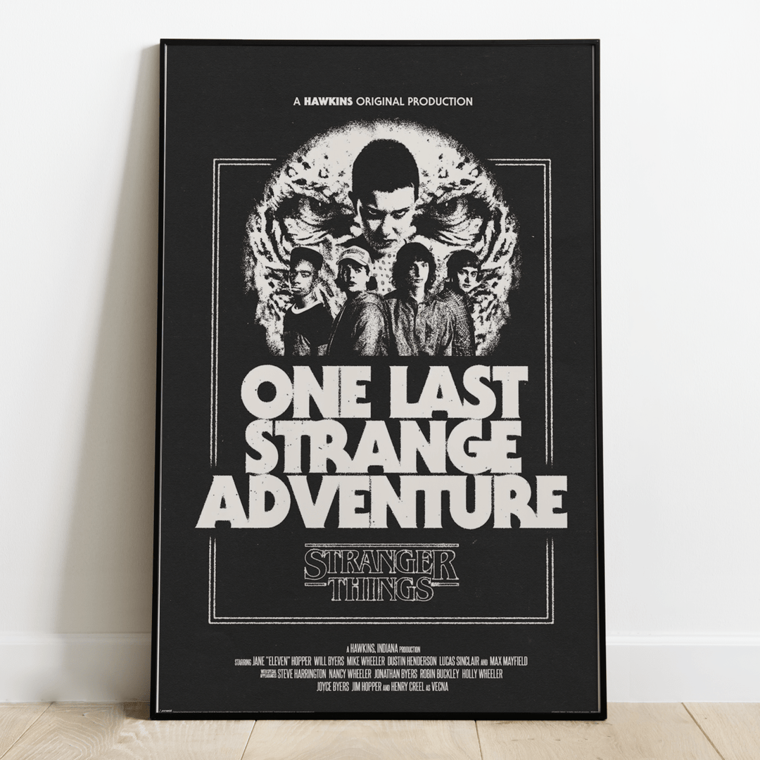Stranger Things Plakat One Last Strange Adventure - Supernerds