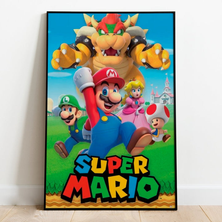 Super Mario Plakat Mushroom Kingdom - Supernerds