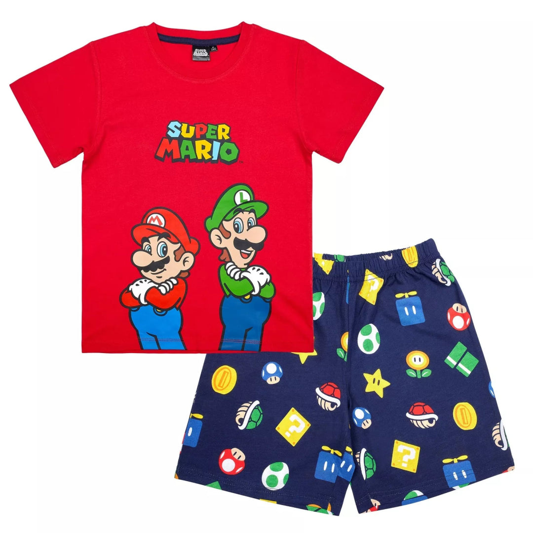 Super Mario Pysjamas Brotherly Love - Supernerds