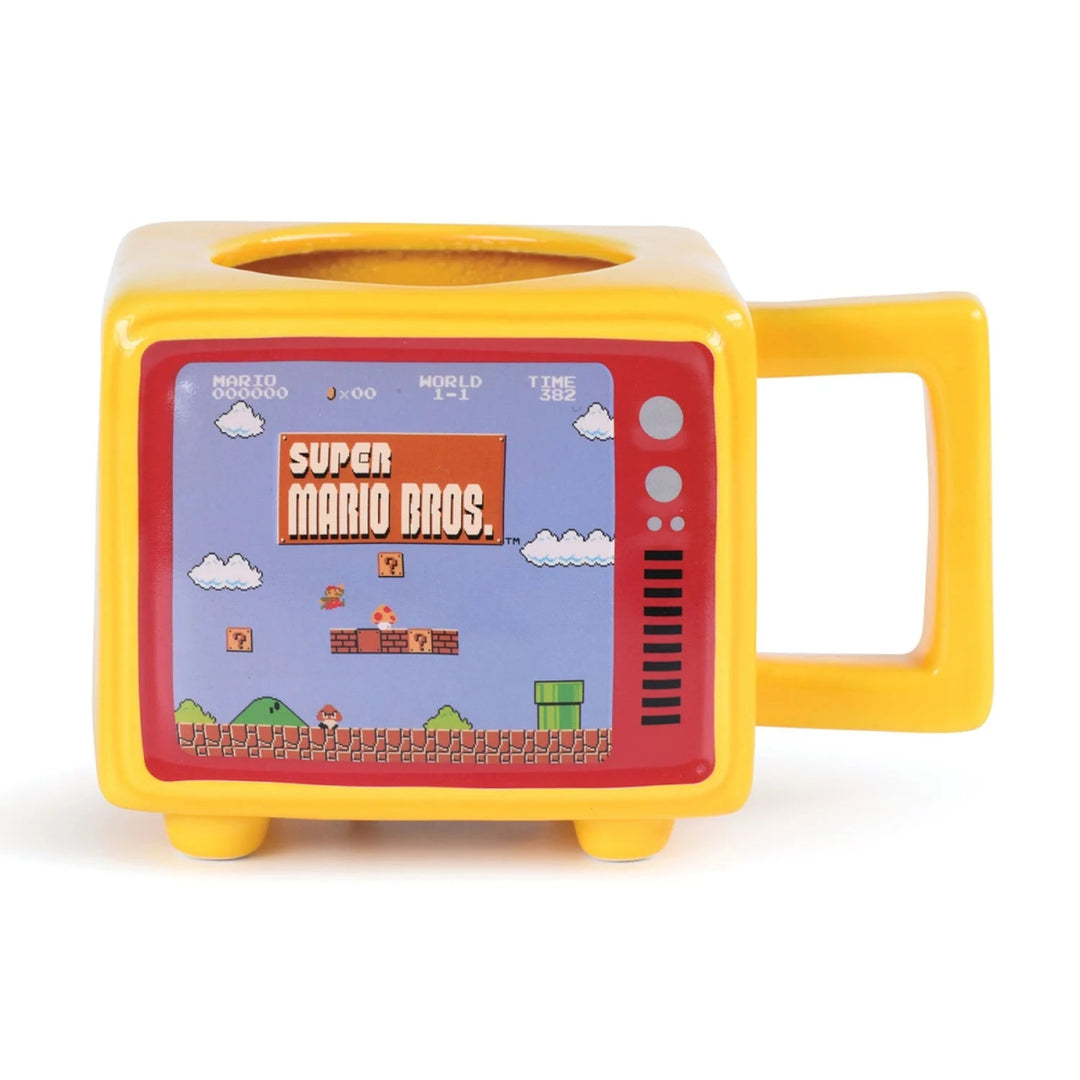 Super Mario Varmeskiftende Kopp Retro TV - Supernerds