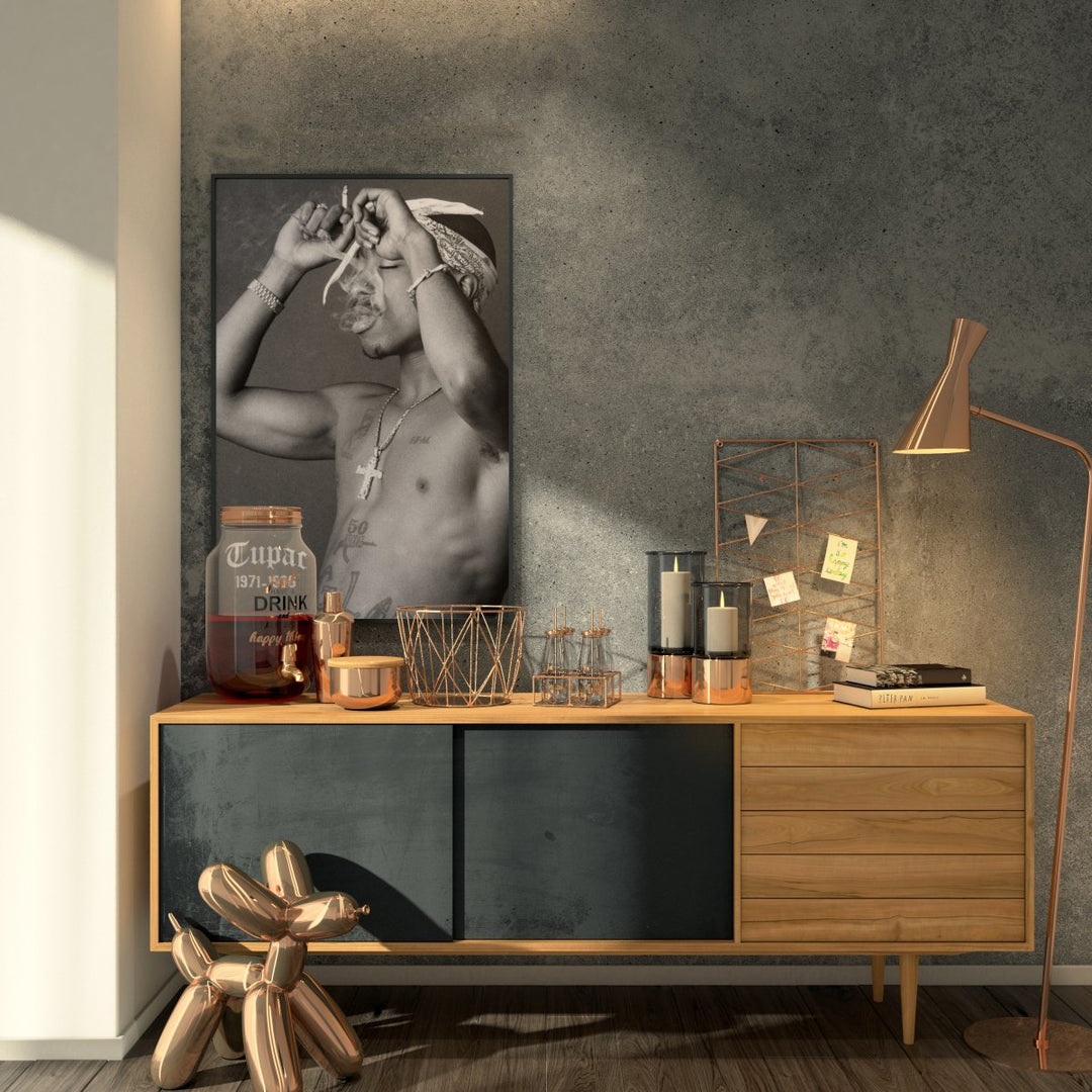Tupac Plakat Smoke - Supernerds